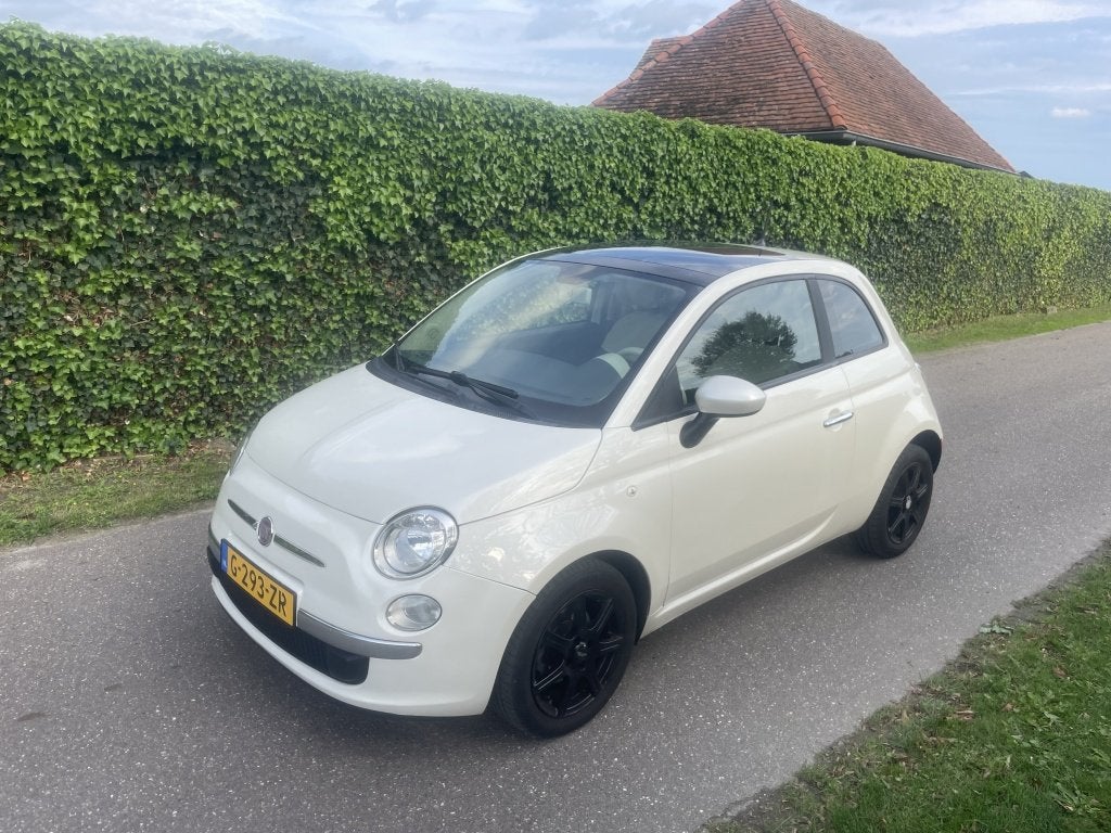 Fiat 500 automaat lounge parelmoer (bj 2013), Automaat, Euro 5, Gebruikt, 4 cilinders