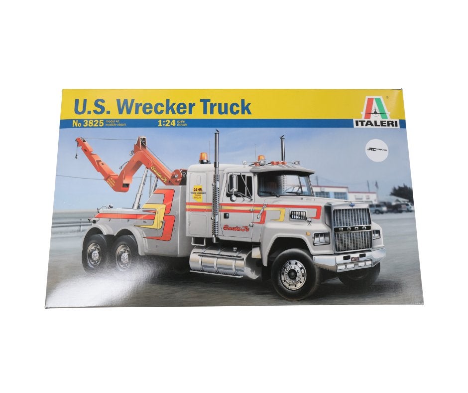 Italeri US WRECKER TRUCK ITA-3825 1/24, Hobby en Vrije tijd, Modelbouw | Auto's en Voertuigen, Italeri, Groter dan 1:32, Nieuw