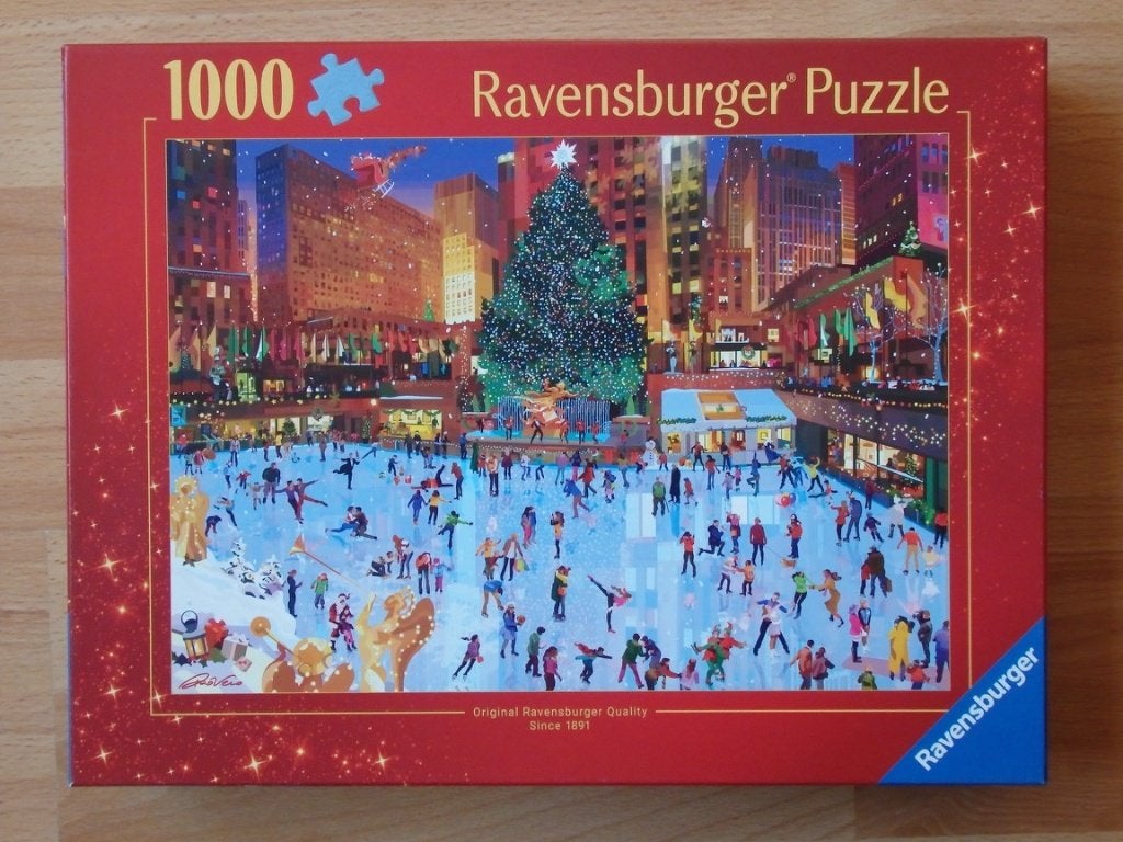 Puzzel "Rockefeller Center Joy" 1000 stukjes Ravensburger, Ophalen, 500 t/m 1500 stukjes, Zo goed als nieuw, Legpuzzel