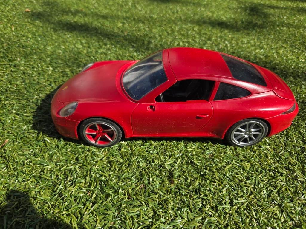 Rode Playmobil Porsche met werkende lichten, Kinderen en Baby's, Speelgoed | Playmobil, Ophalen of Verzenden, Gebruikt, Los playmobil