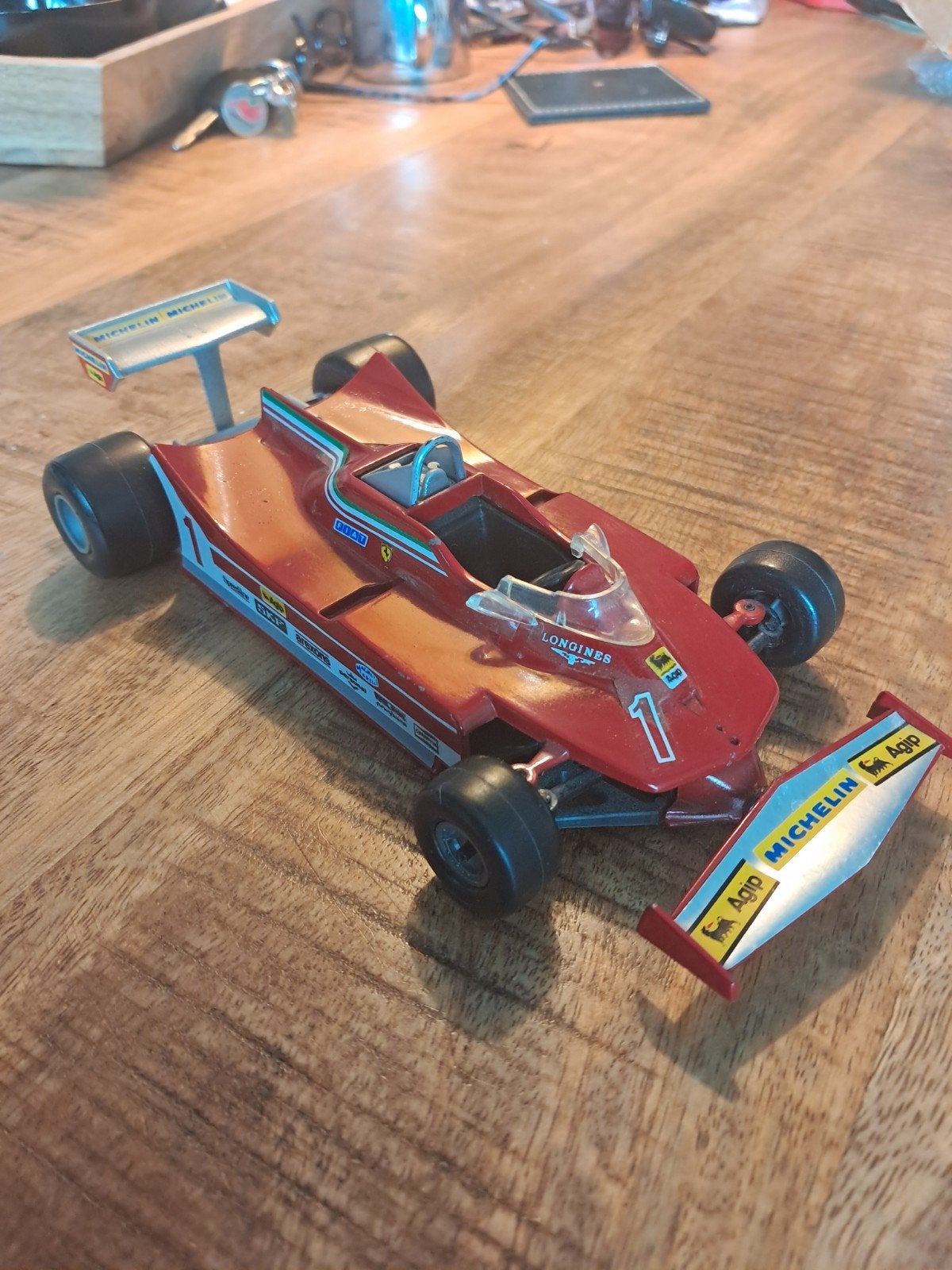 Die Cast model Ferrari F1 312 T5 Polistil 1:22 - bespeeld, Overige merken, Gebruikt, Ophalen of Verzenden, Groter dan 1:32