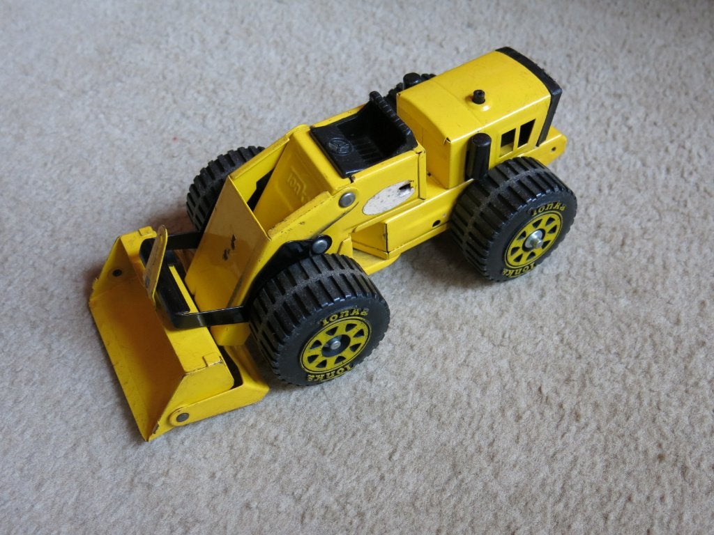 Prachtige vintage TONKA shovel., Kinderen en Baby's, Ophalen of Verzenden, Gebruikt, Overige typen