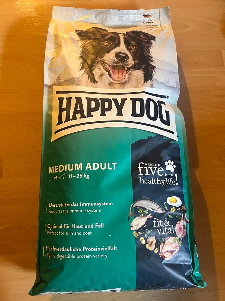 Happy Dog Medium Adult 12kg, Dieren en Toebehoren, Ophalen of Verzenden, Hond
