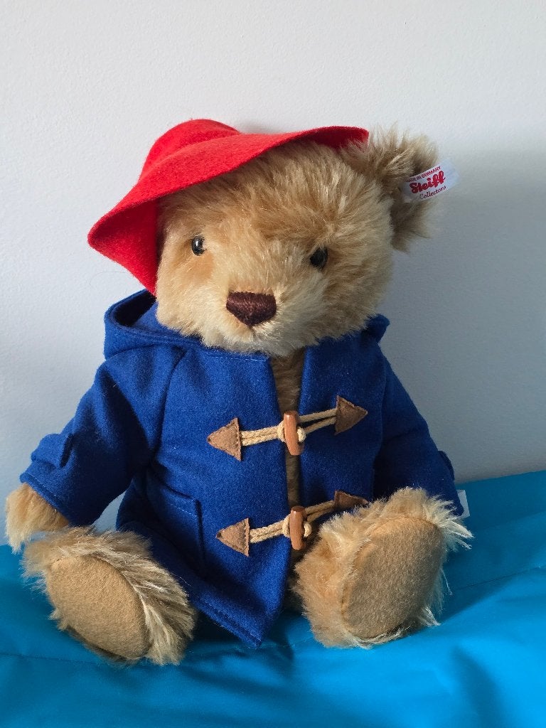 Steiff Paddington Bear 60th Anniv. Ltd Collectors Edition, Ophalen, Zo goed als nieuw, Stoffen beer, Steiff