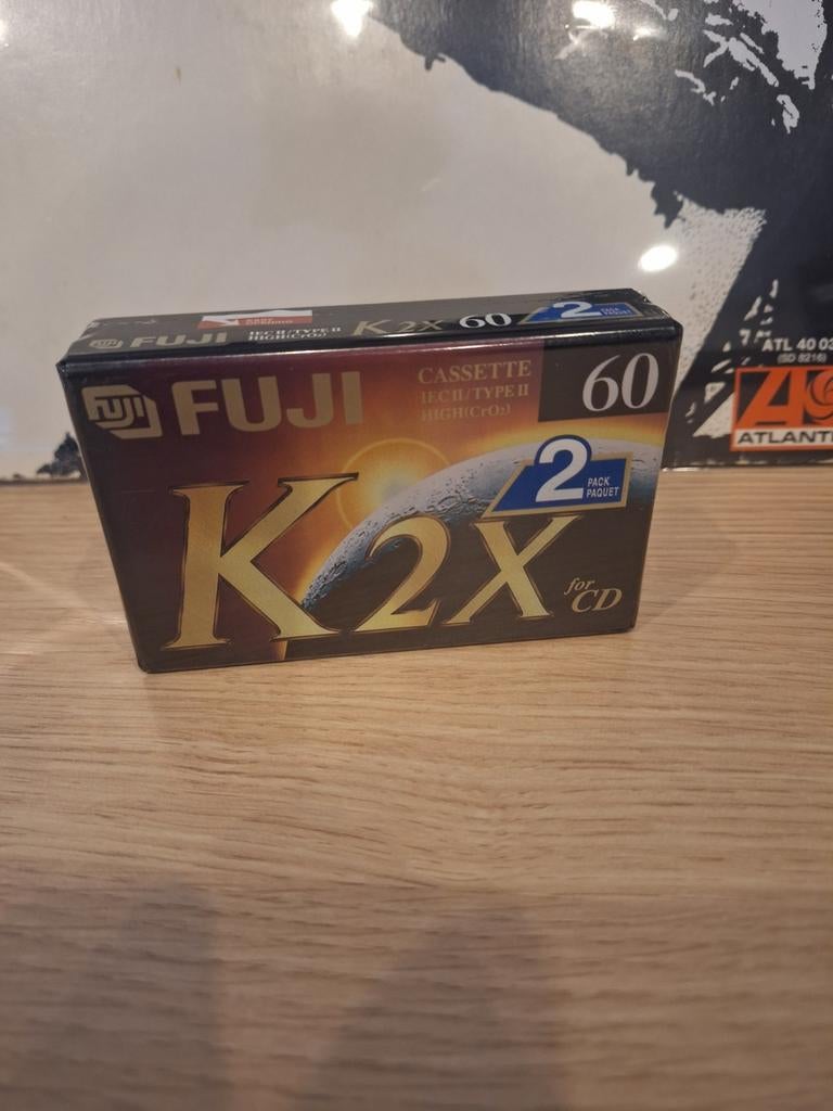 Fuji K2X 60 Cassettebandjes (2-pack) - Nieuw in verpakking, 2 t/m 25 bandjes, Overige genres, Ophalen of Verzenden, Nieuw in verpakking