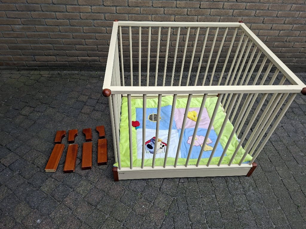 kinder box, Kinderen en Baby's, Boxen, Ophalen, Gebruikt, Vierkant, In hoogte verstelbaar