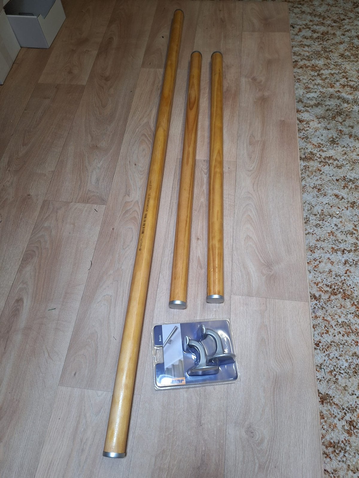Trapleuning 3x met 10 steunen, Ophalen, Nieuw, Trap, Minder dan 2 meter
