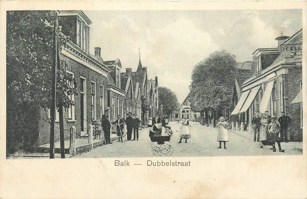 701-005-037 Balk Dubbelstraat, Verzenden, Voor 1920, Friesland