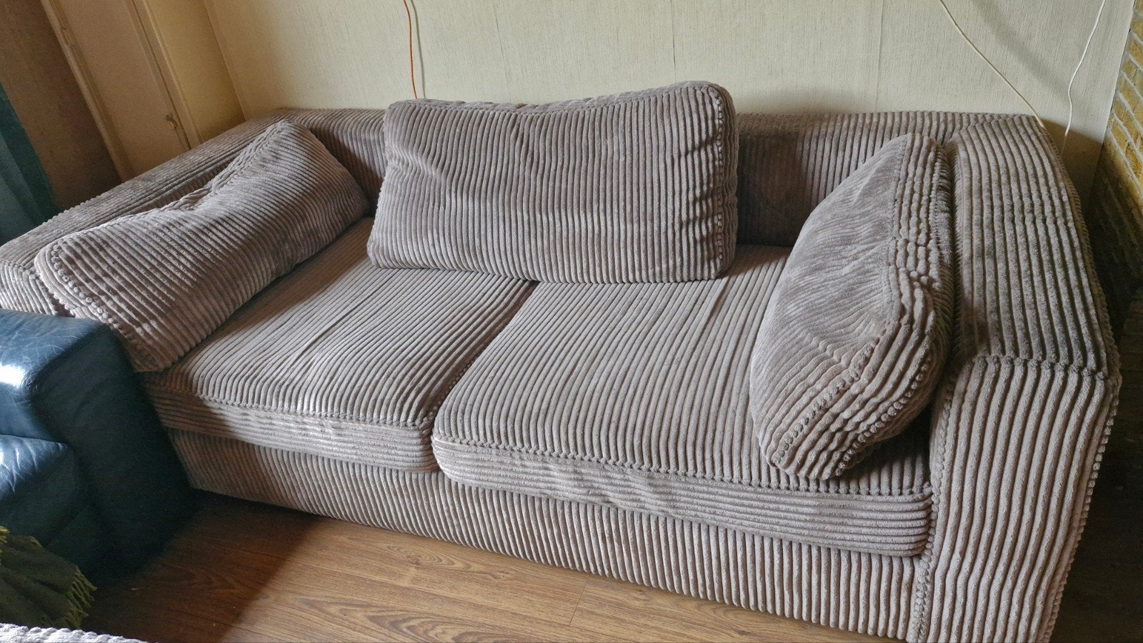 Comfortabele grote bank mooi te koop Oldebroek, Ophalen, Vierpersoons of meer