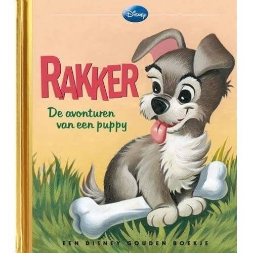 Disney gouden boekje: Rakker, de avonturen van een puppy, Verzamelen, Disney, Ophalen of Verzenden, Overige figuren, Zo goed als nieuw