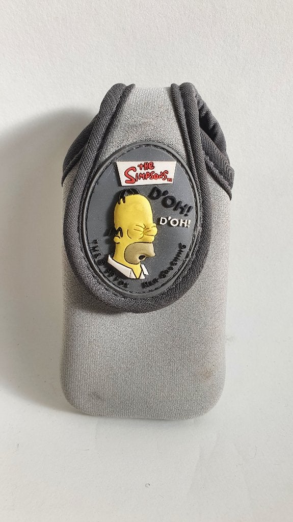 Homer Simpson Mobile Phone Case, mobiel grijs 12 cm. 5C2