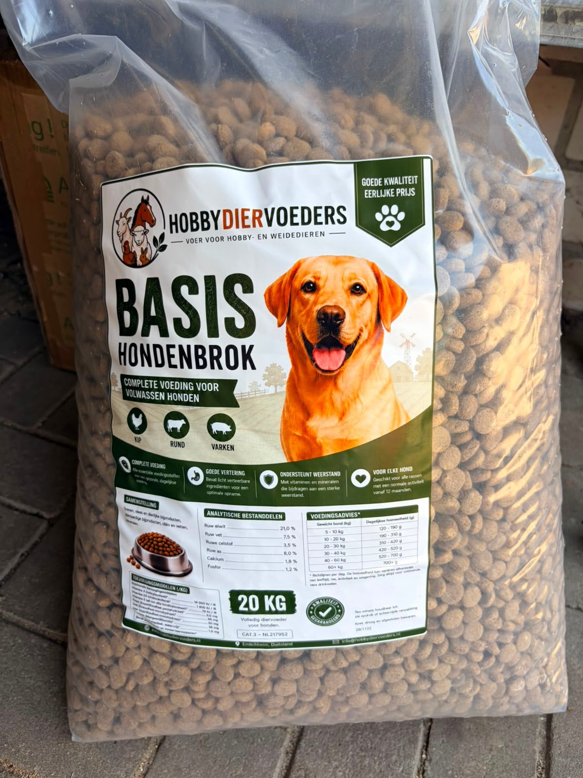 Hondenbrokken 20 kg, Ophalen of Verzenden, Hond