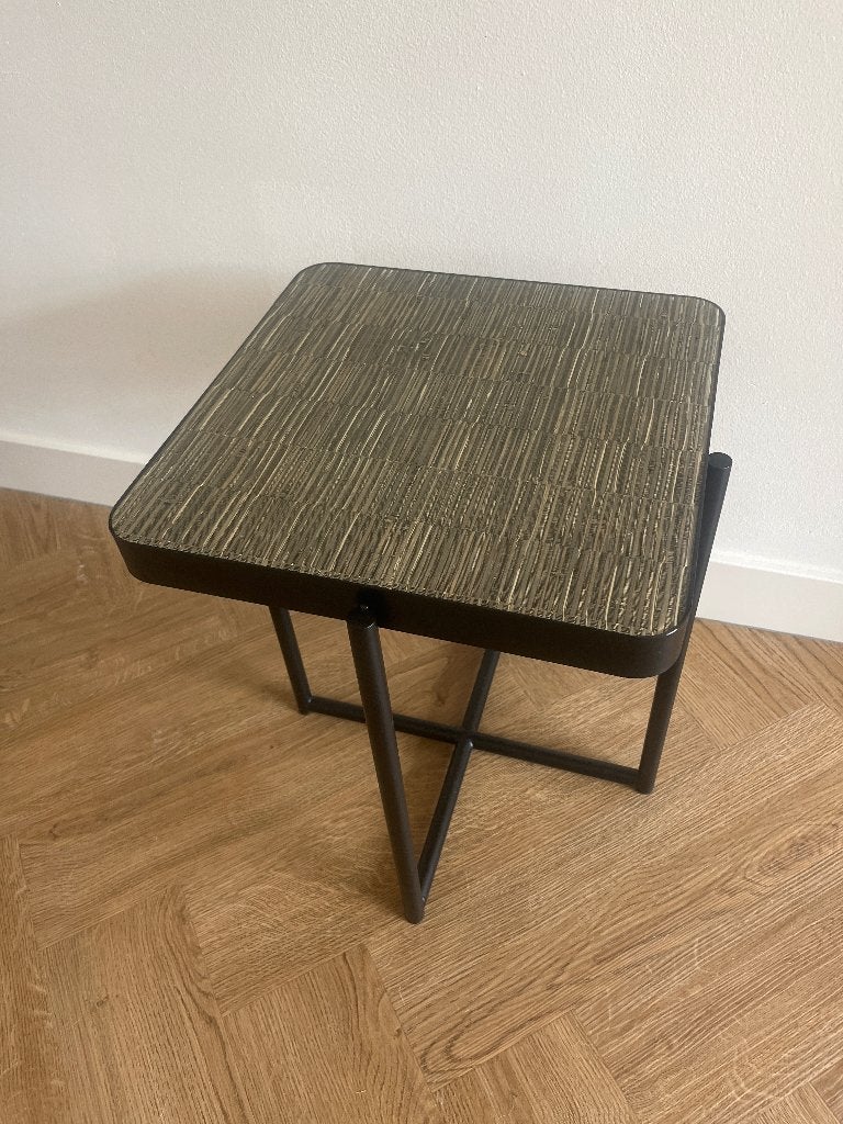 Duran Interiors bijzettafel, 45 tot 60 cm, Minder dan 55 cm, Vierkant, Ophalen of Verzenden