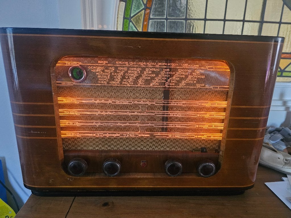 Buizenradio Philips BX850A, Ophalen, Gebruikt, Radio