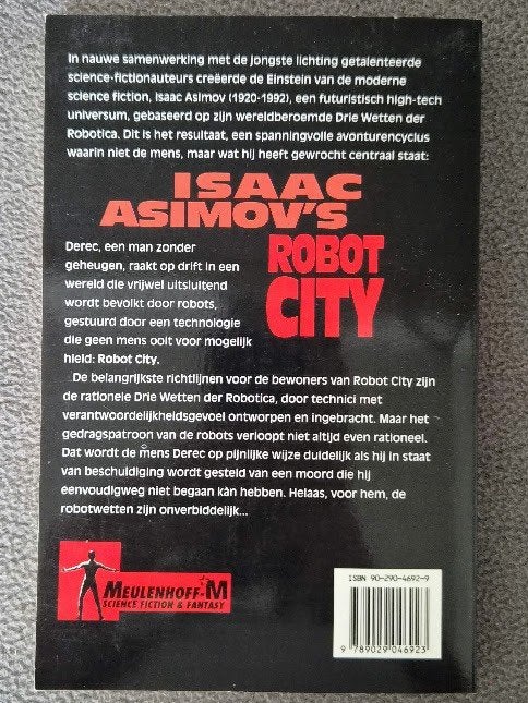 Isaac Asimov's Robot City - Moordzaken - Isaac Asimov, Boeken, Ophalen of Verzenden, Gelezen, Isaac Asimov