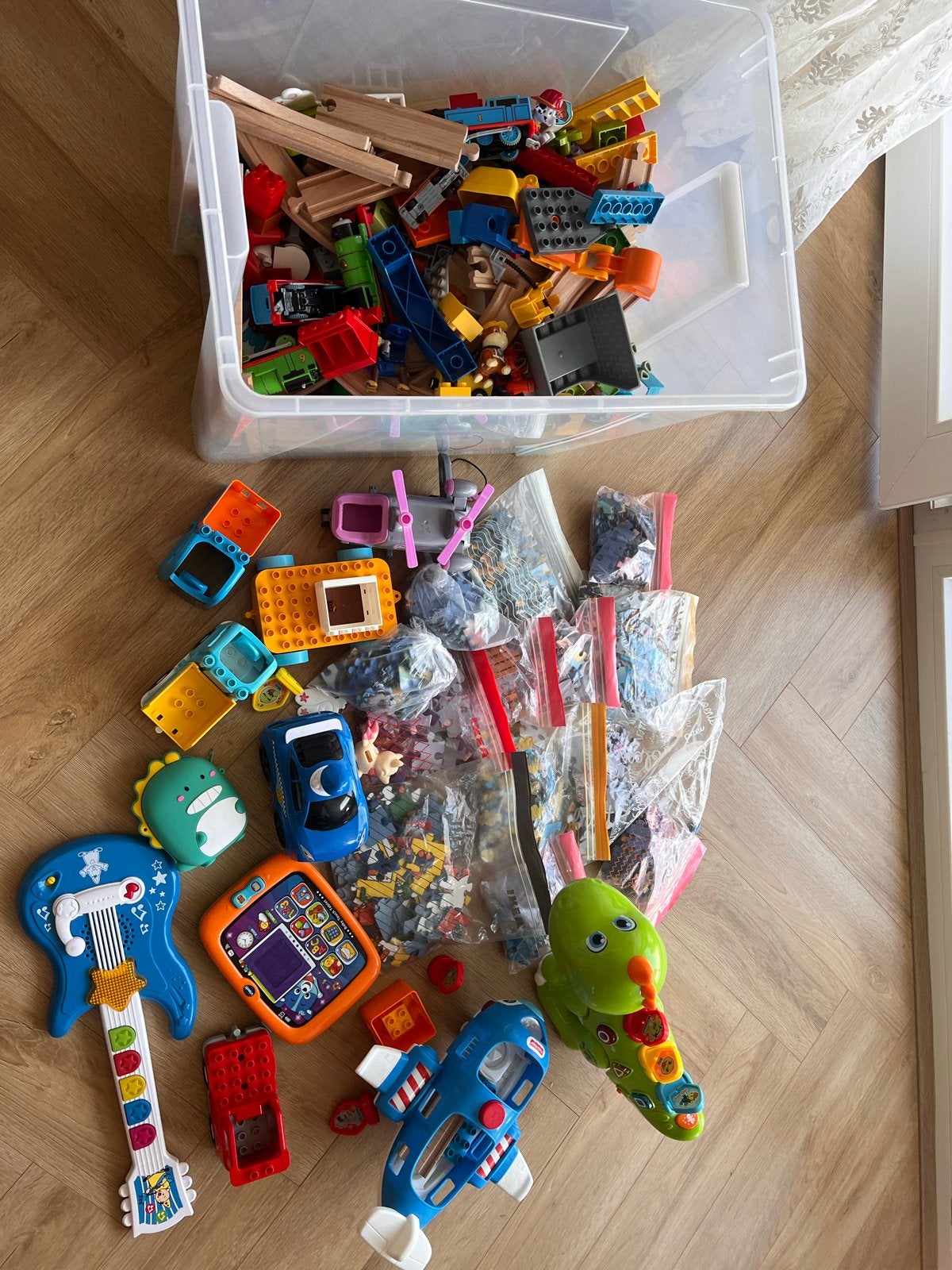 Grote speelgoedbundel: Lego, Duplo, treinbaan, puzzels & mee, Ophalen of Verzenden, Gebruikt, Jongen of Meisje