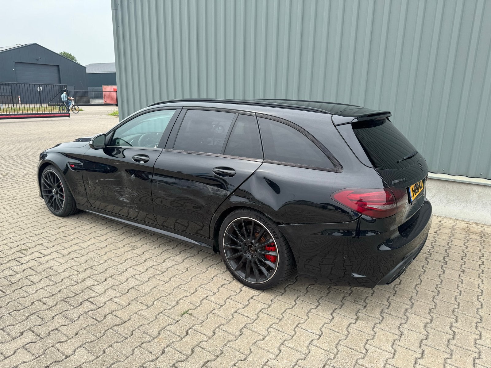 Mercedes-Benz C-Klasse C63 AMG 510pk AMG Speedshift 2016, Automaat, Achterwielaandrijving, Zwart, Leder