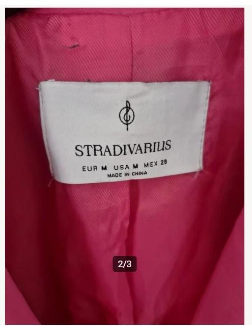 Roze colbert met knopen Maat M h4, Maat 38/40 (M), Onbekend, Ophalen of Verzenden, Zo goed als nieuw