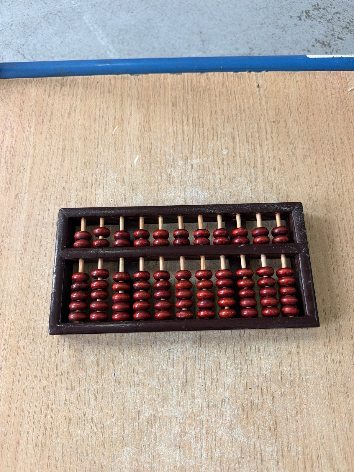 Vintage Houten Abacus - Telraam, Ophalen, Gebruikt