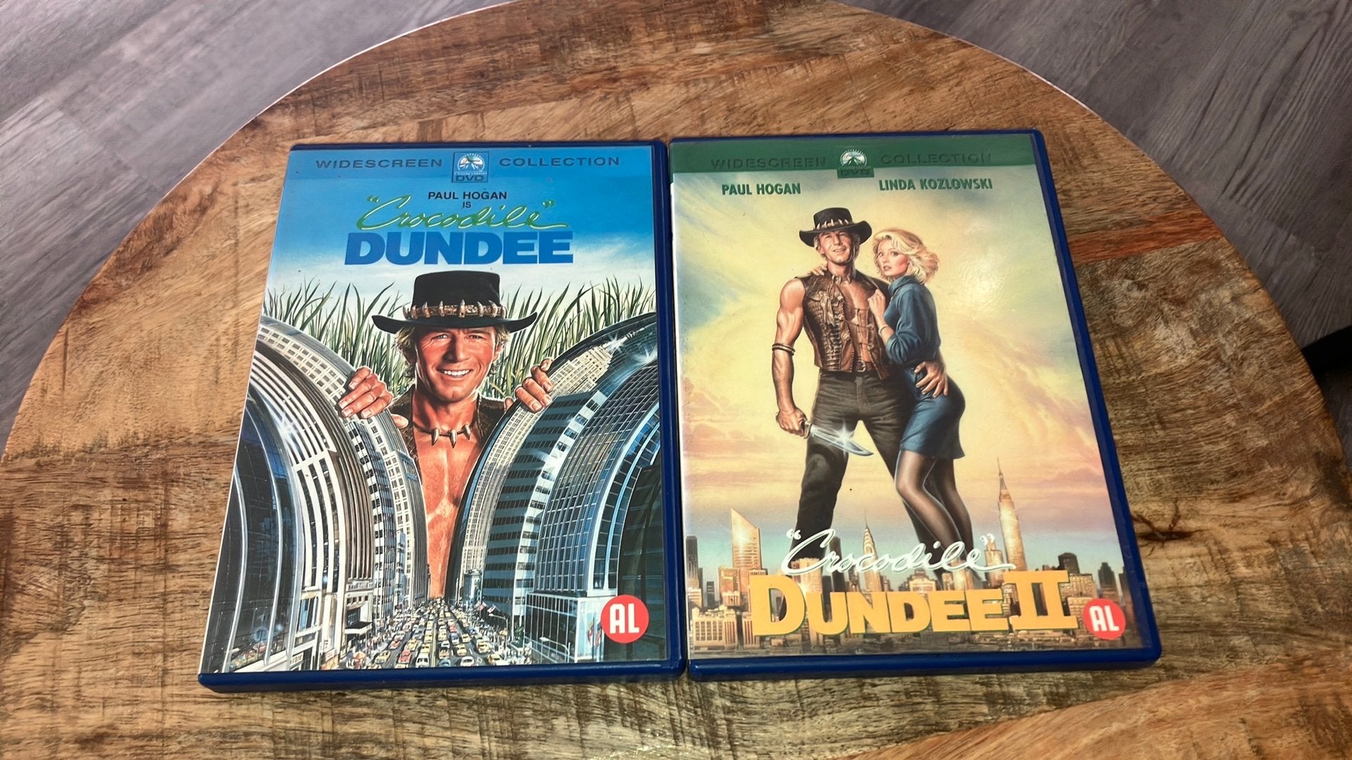 Crocodile Dundee 1 & 2 dvd, Ophalen of Verzenden, Zo goed als nieuw