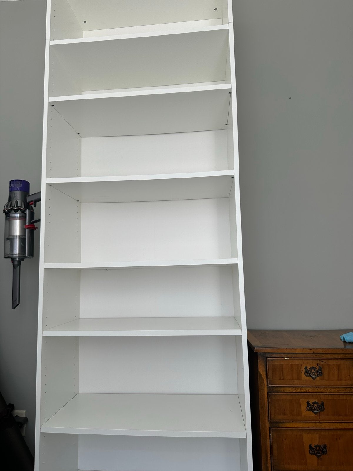 Witte IKEA Billy Boekenkast - 237x80x40 cm, Ophalen, Met plank(en), Gebruikt, 200 cm of meer