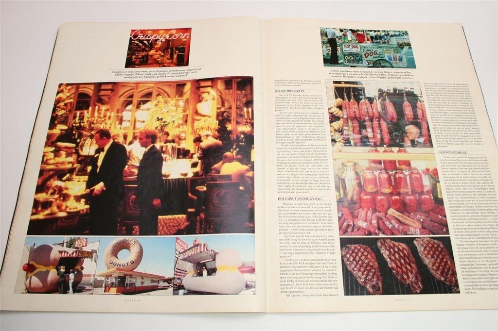 Amerika in de Jaren 80 — Vintage KLM Magazine [1987], Ophalen of Verzenden, Gelezen, Muziek, Film of Tv