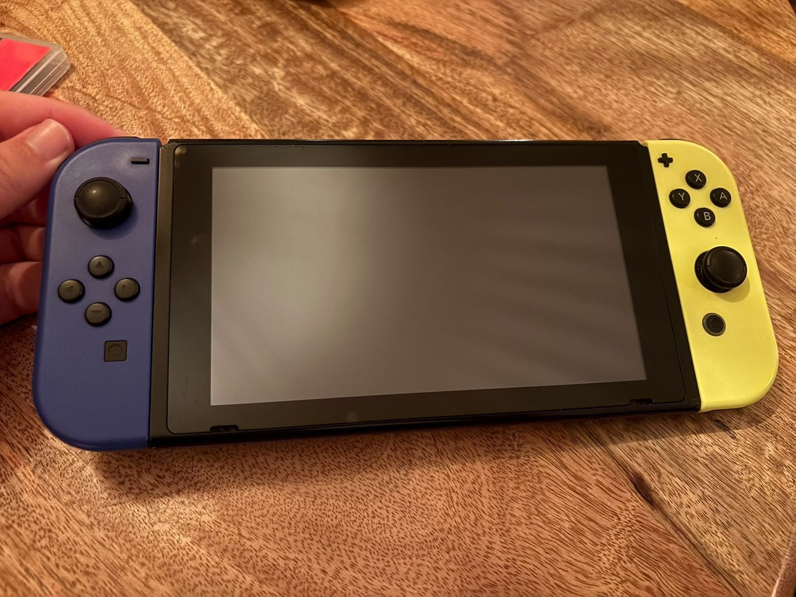 Nintendo Switch V1, Spelcomputers en Games, Ophalen, Gebruikt, Met 2 controllers, Switch Original