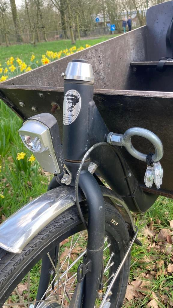 Degelijke Bakfiets 't Mannetje Long - Nieuwe Banden, Ophalen, Gebruikt, 4 kinderen of meer, Overige merken