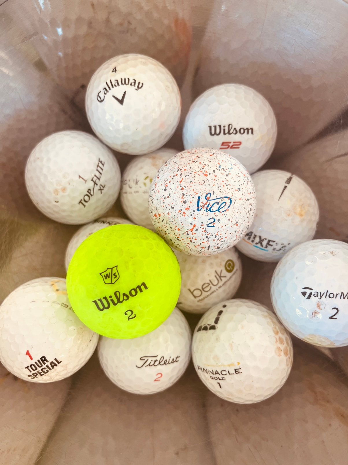 Golfballen, 13 stuks, o.a. Callaway!, Ophalen of Verzenden, Gebruikt, Bal(len), Callaway
