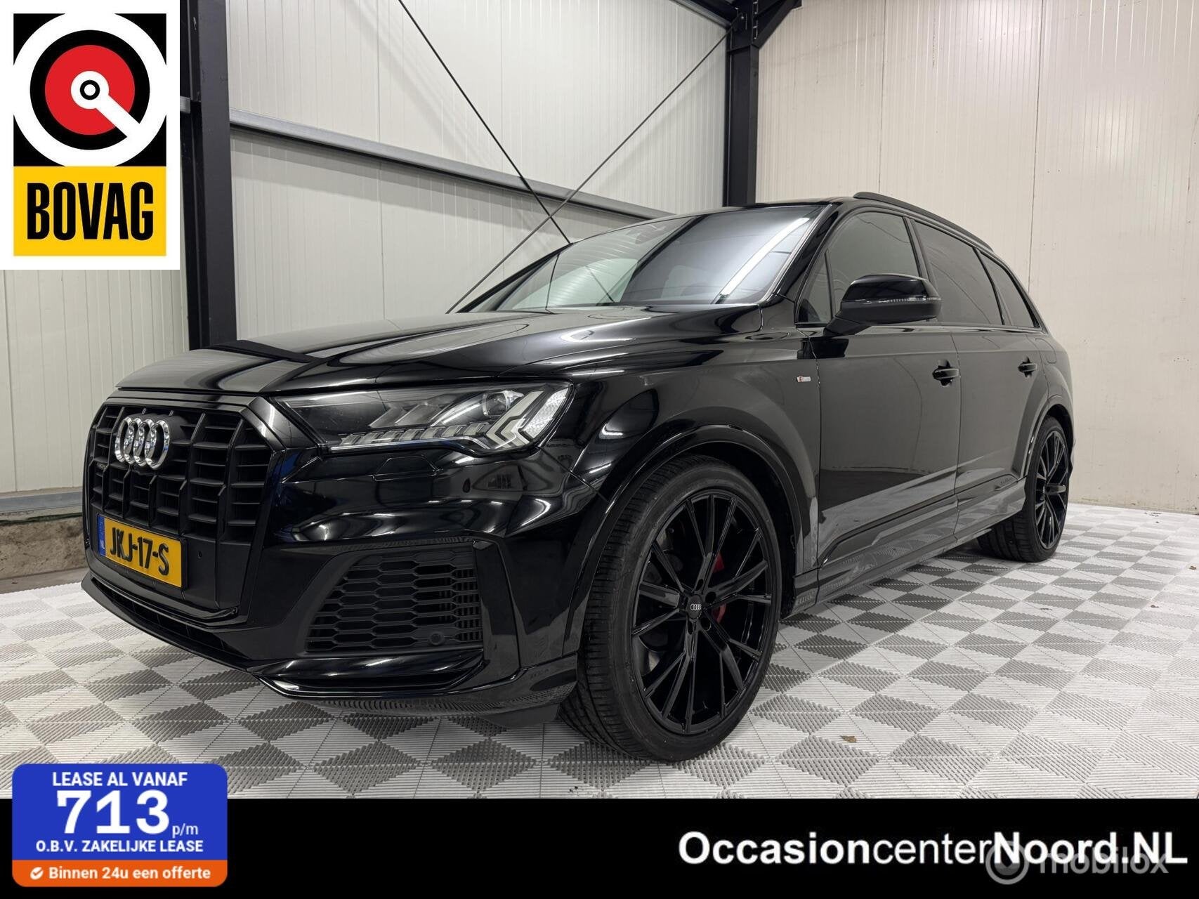 Audi Q7 60 TFSI Quattro S-Line | 22 inch | Trekhaak | 456PK, Auto's, Automaat, Dealer onderhouden, Gebruikt, 2995 cc