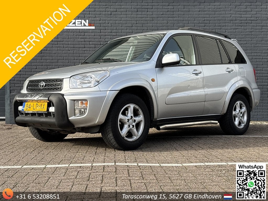 Toyota RAV4 2.0-16V VVT-i Sol | Airco | Trekhaak |, Auto's, Toyota, 1998 cc, Stof, Gebruikt, Zwart