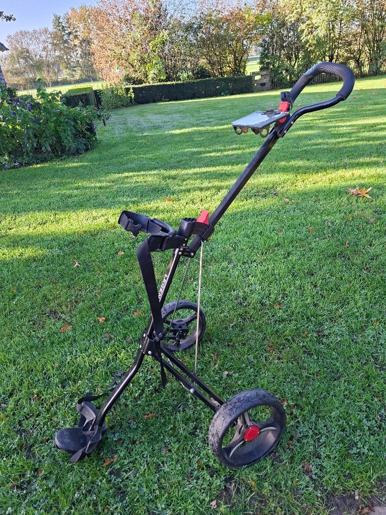 Fijne tweewiel trolley van Legend. Degelijke uitvoering!, Ophalen of Verzenden, Gebruikt, Golfkar