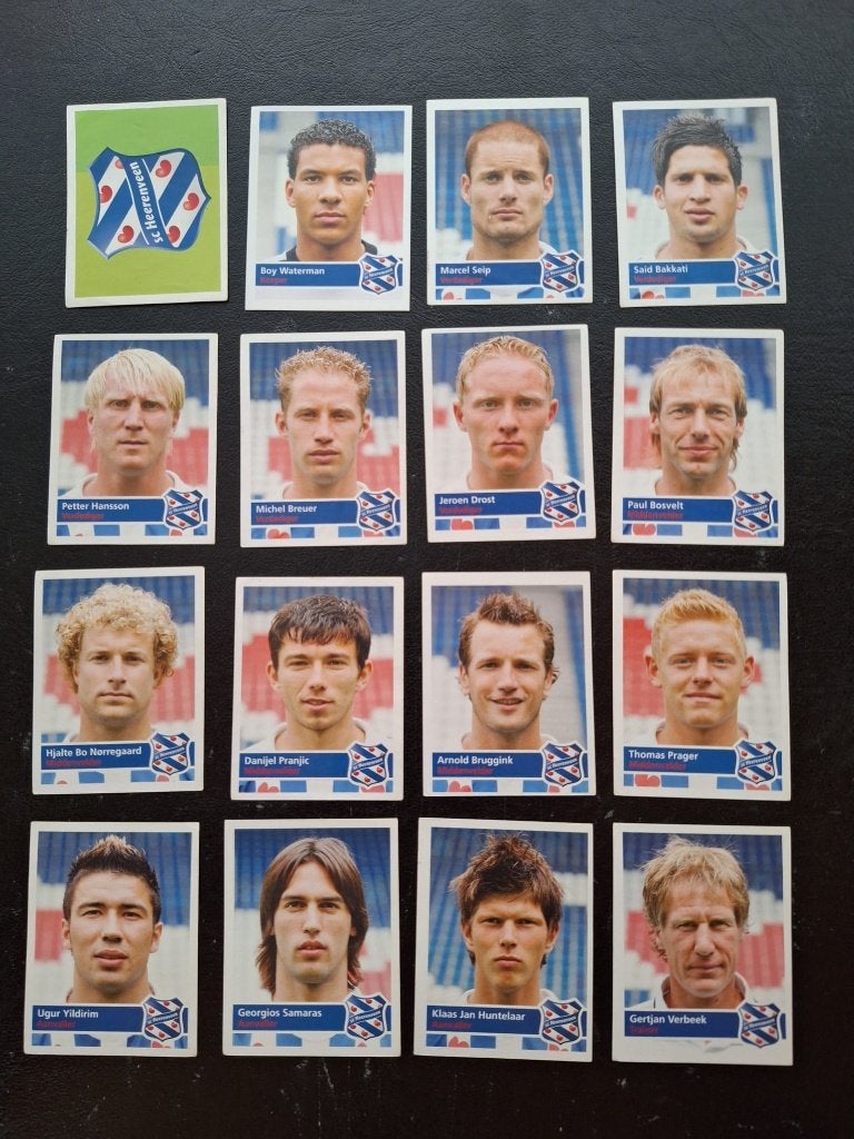Complete set stickers SC Heerenveen 2005/06, Ophalen of Verzenden, Zo goed als nieuw, Overige binnenlandse clubs, Poster, Plaatje of Sticker
