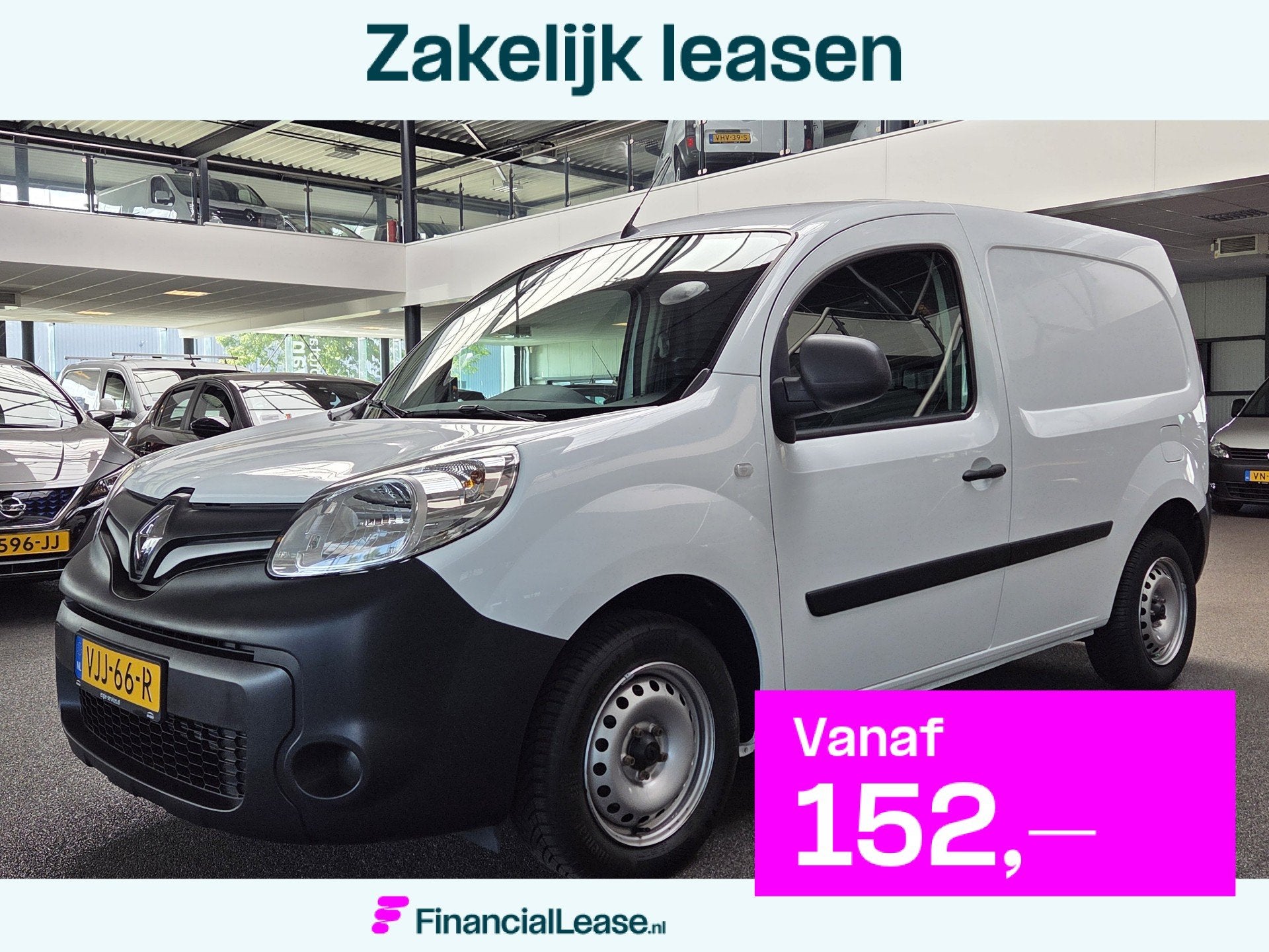 Renault Kangoo 1.5 Blue dCi 80 Comfort, Gebruikt, Euro 6, 4 cilinders, Wit