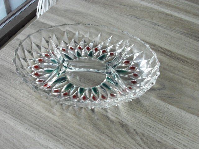 Walther glas 4 -vak Schaal, Ophalen of Verzenden