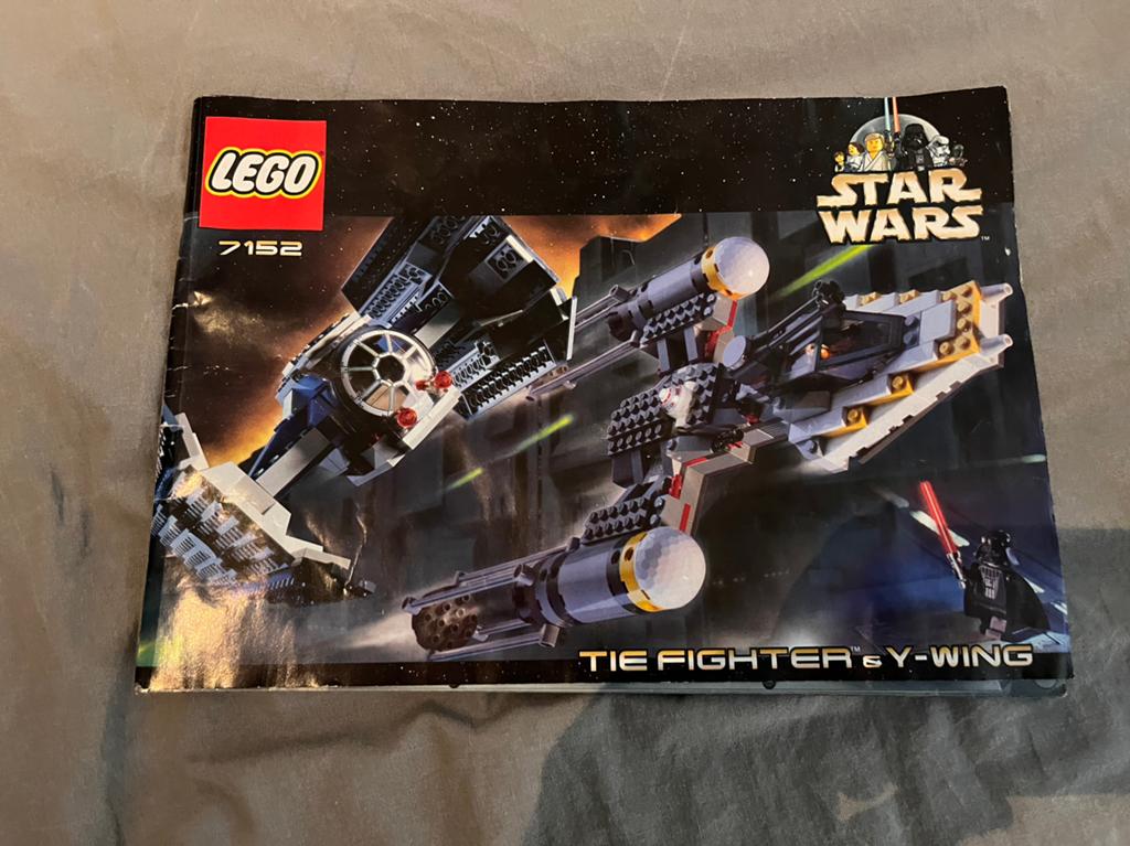 Lego 7152 Tie Fighter & Y-Wing, Gebruikt, Star Wars, Lego, Ophalen of Verzenden