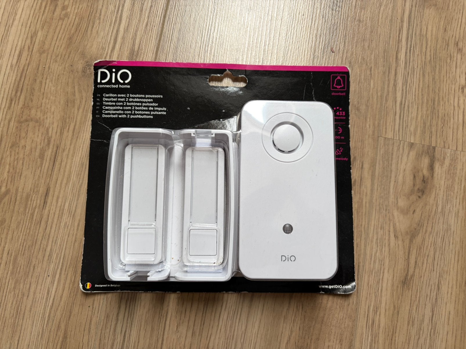 Dio draadloze deurbel, Ophalen of Verzenden, Nieuw