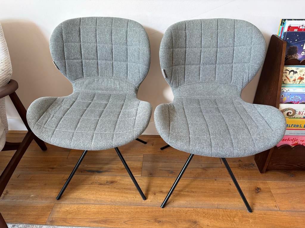 Zuiver stoelen - 6 stuks in diverse kleuren, Ophalen, Zo goed als nieuw