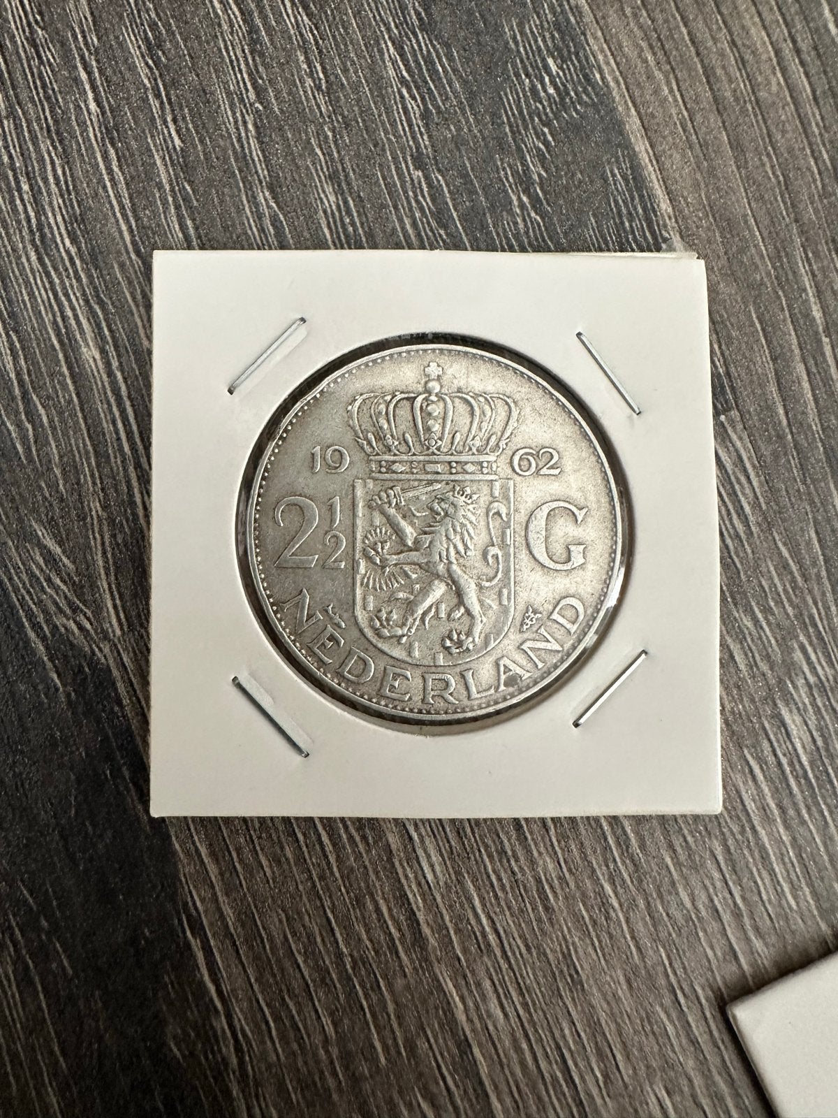Zilveren 2½ Gulden Koningin Juliana 1962, Koningin Juliana, Verzenden, Zilver, Losse munt