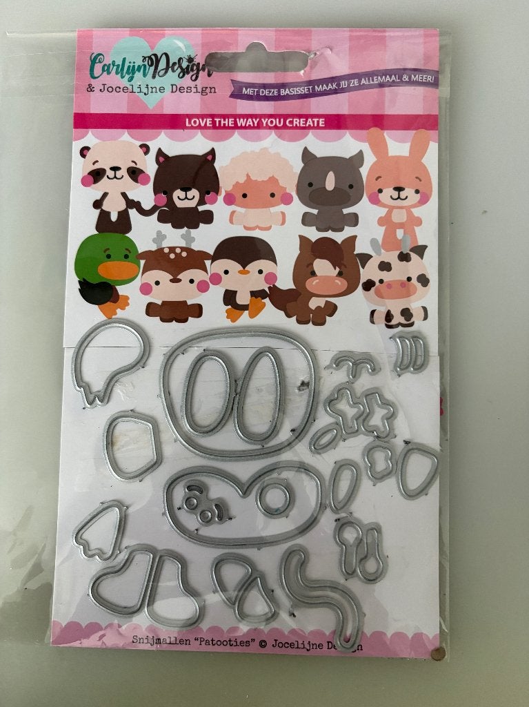 Carlijn design snijmal patooties CDJD-0009, Verzenden, Zo goed als nieuw, Fantasie, Pons of Mal