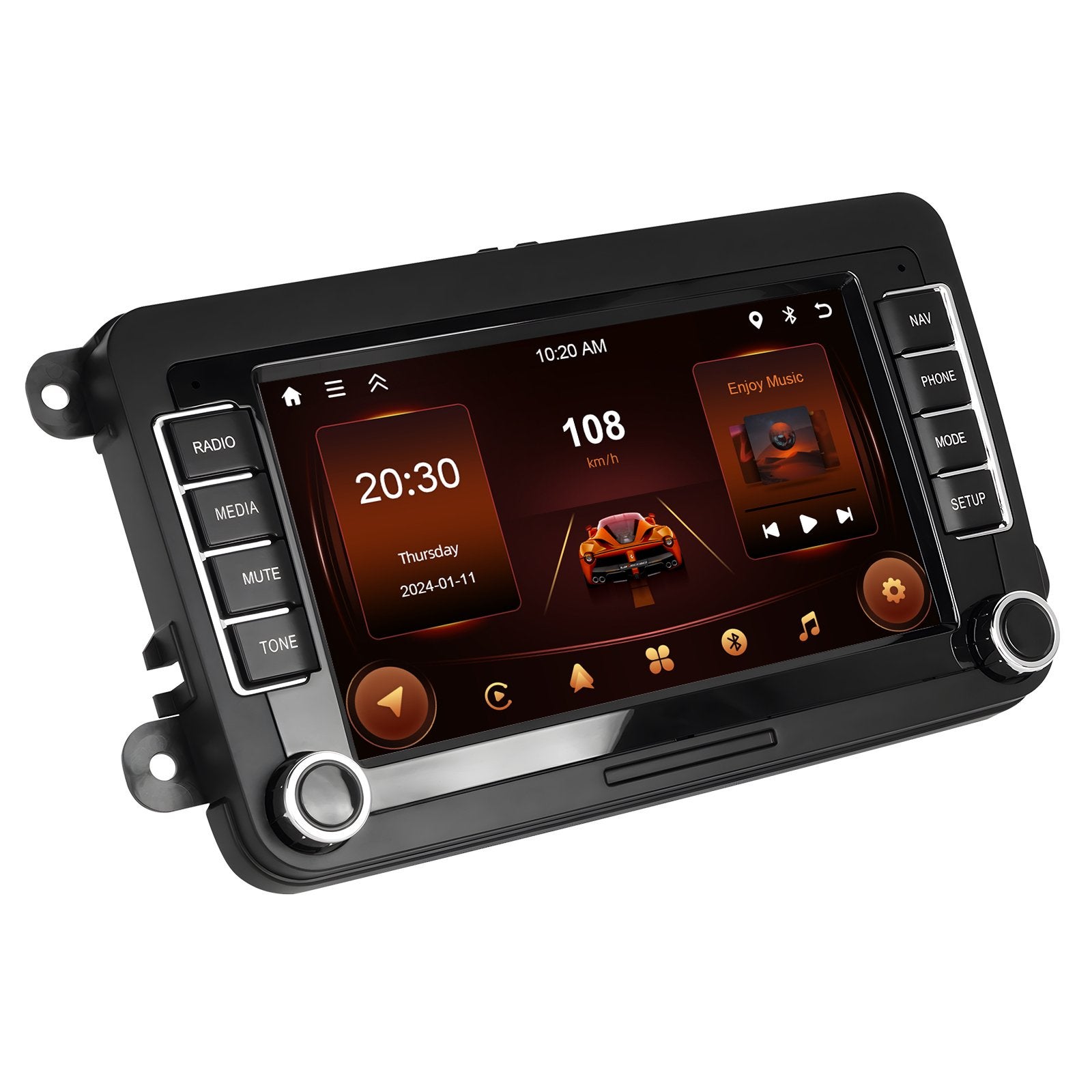 VW Seat Skoda Carplay Android auto usb Bluetooth Golf Polo, Auto diversen, Ophalen of Verzenden, Nieuw