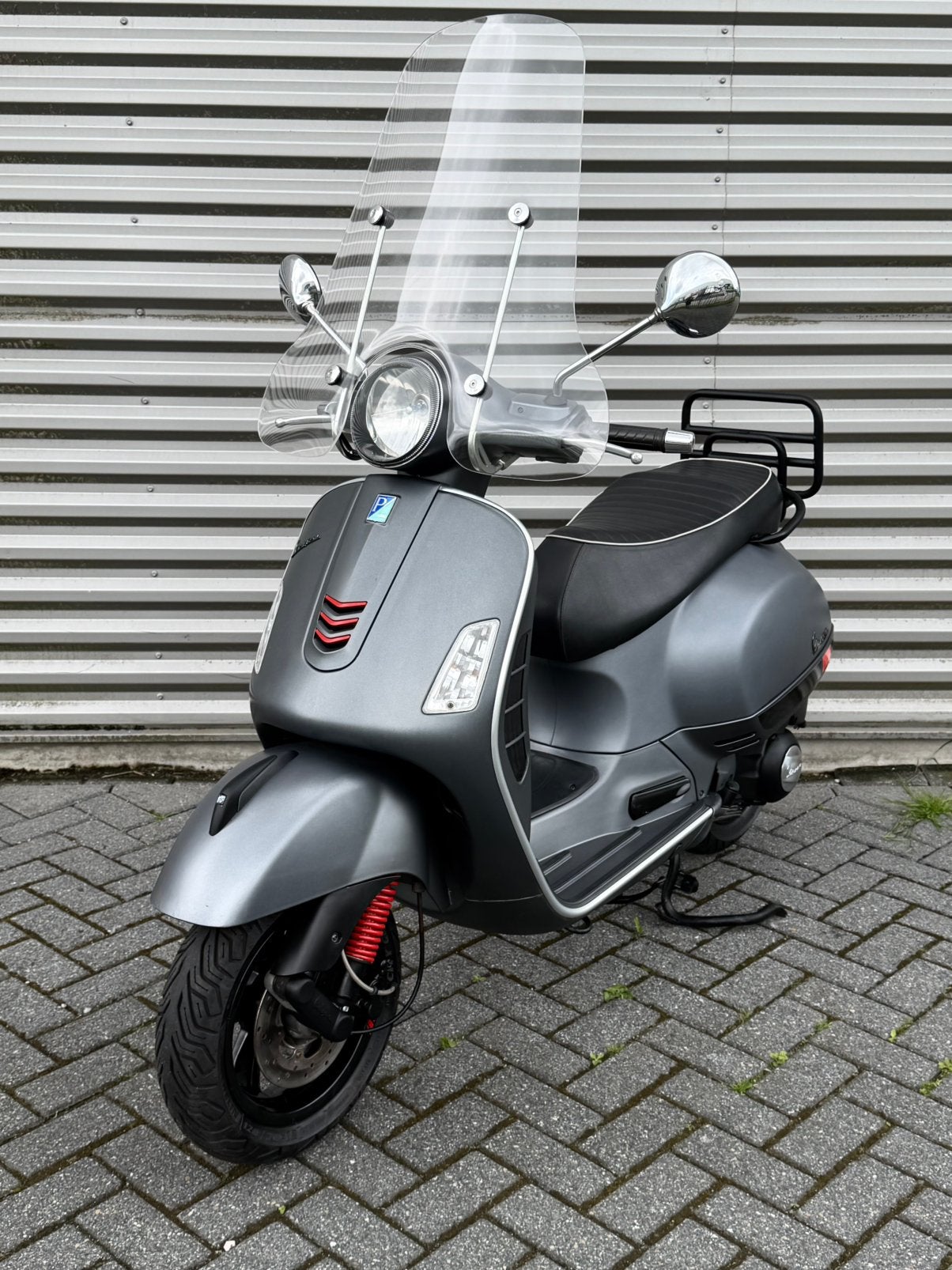 VESPA GTS 300 Supersport   Mat grijs, Gebruikt, Overige modellen, Ophalen of Verzenden, Benzine