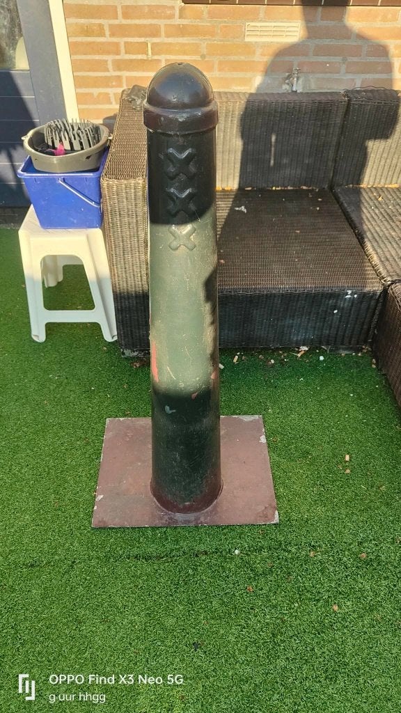 Authentiek Amsterdams paaltje (Amsterdammertje), Ophalen, Gebruikt, Minder dan 180 cm, Palen