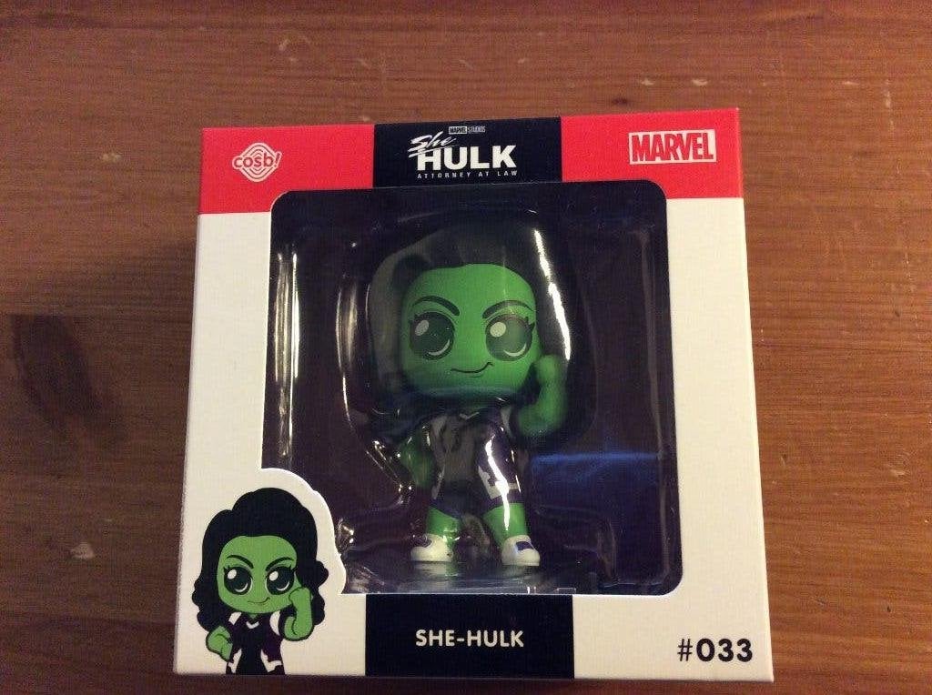 Marvel She Hulk. verzamelfiguurtje. Cosb! Nieuw, Verzamelen, Ophalen of Verzenden, Nieuw