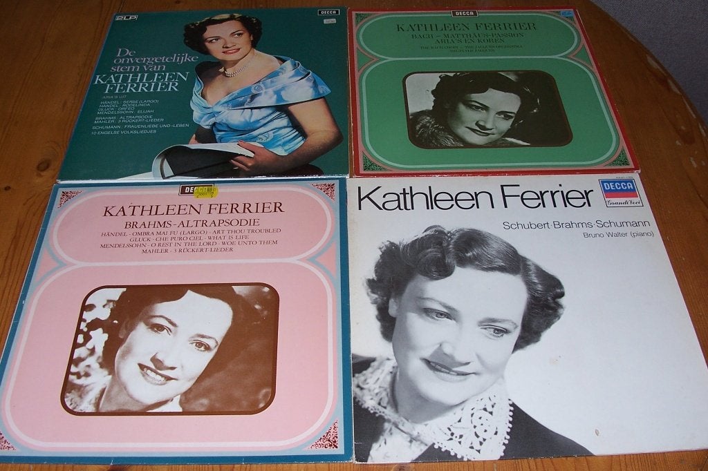 kathleen ferrier  8 lp's, LP, Gebruikt, Overige typen, Ophalen of Verzenden