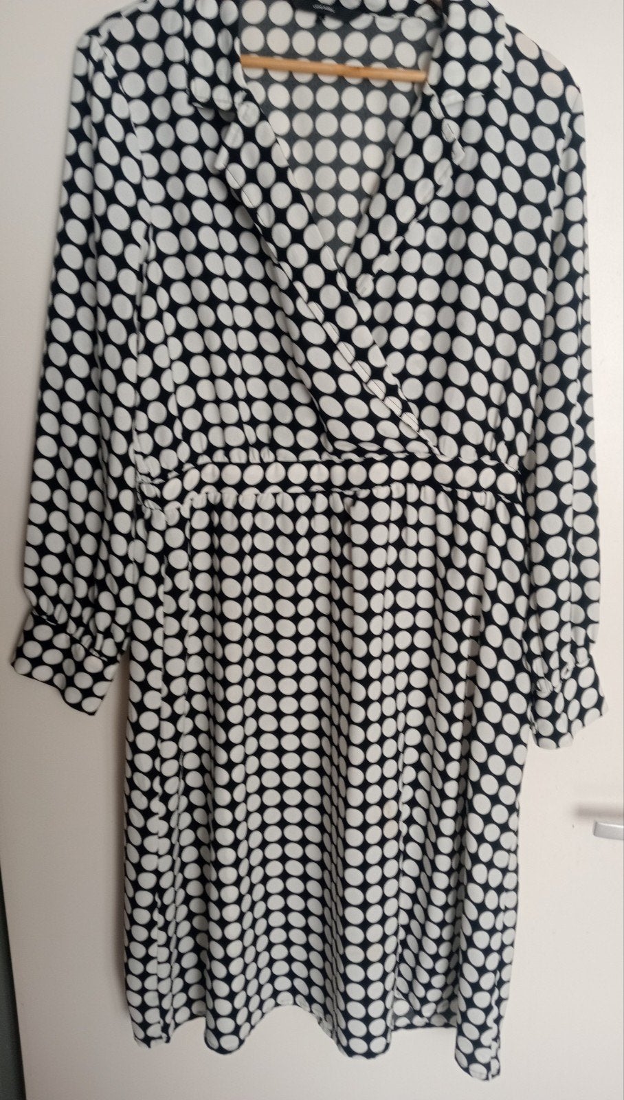 Zgan zwarte jurk met witte stippen Vero Moda XL, Vero Moda, Zwart, Maat 46/48 (XL) of groter, Ophalen of Verzenden