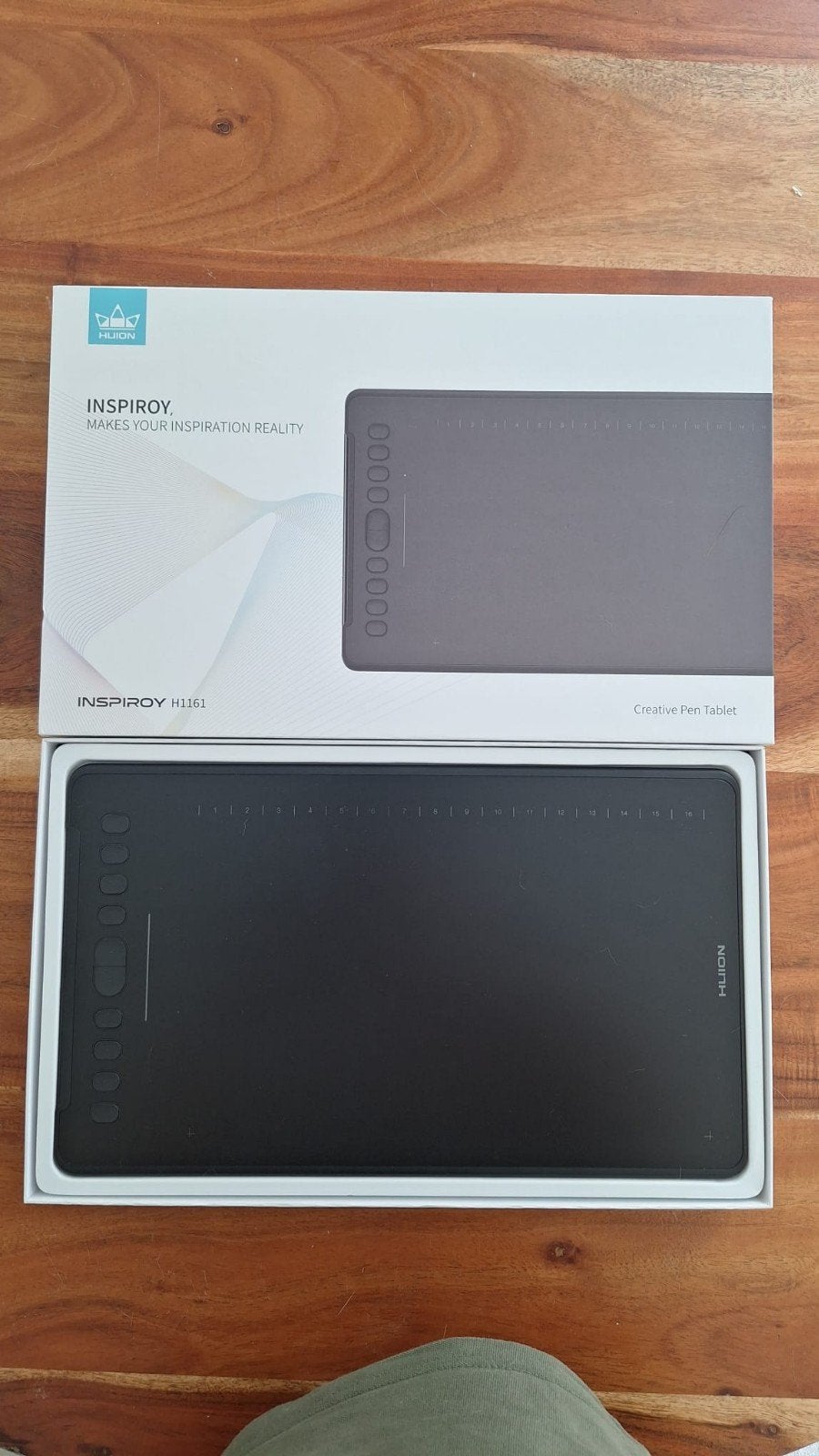 Huion Inspiroy H1161 Creative Pen Tablet - Zo goed als nieuw, Computers en Software, Tekentablets, Zo goed als nieuw, Bedraad
