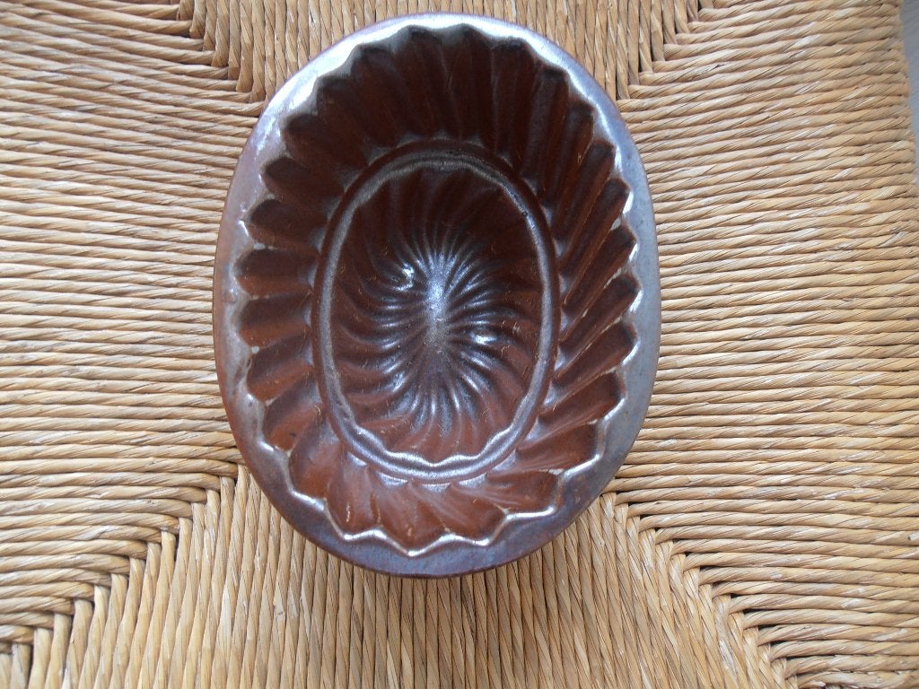 Antieke puddingvorm keramiek, Ophalen of Verzenden