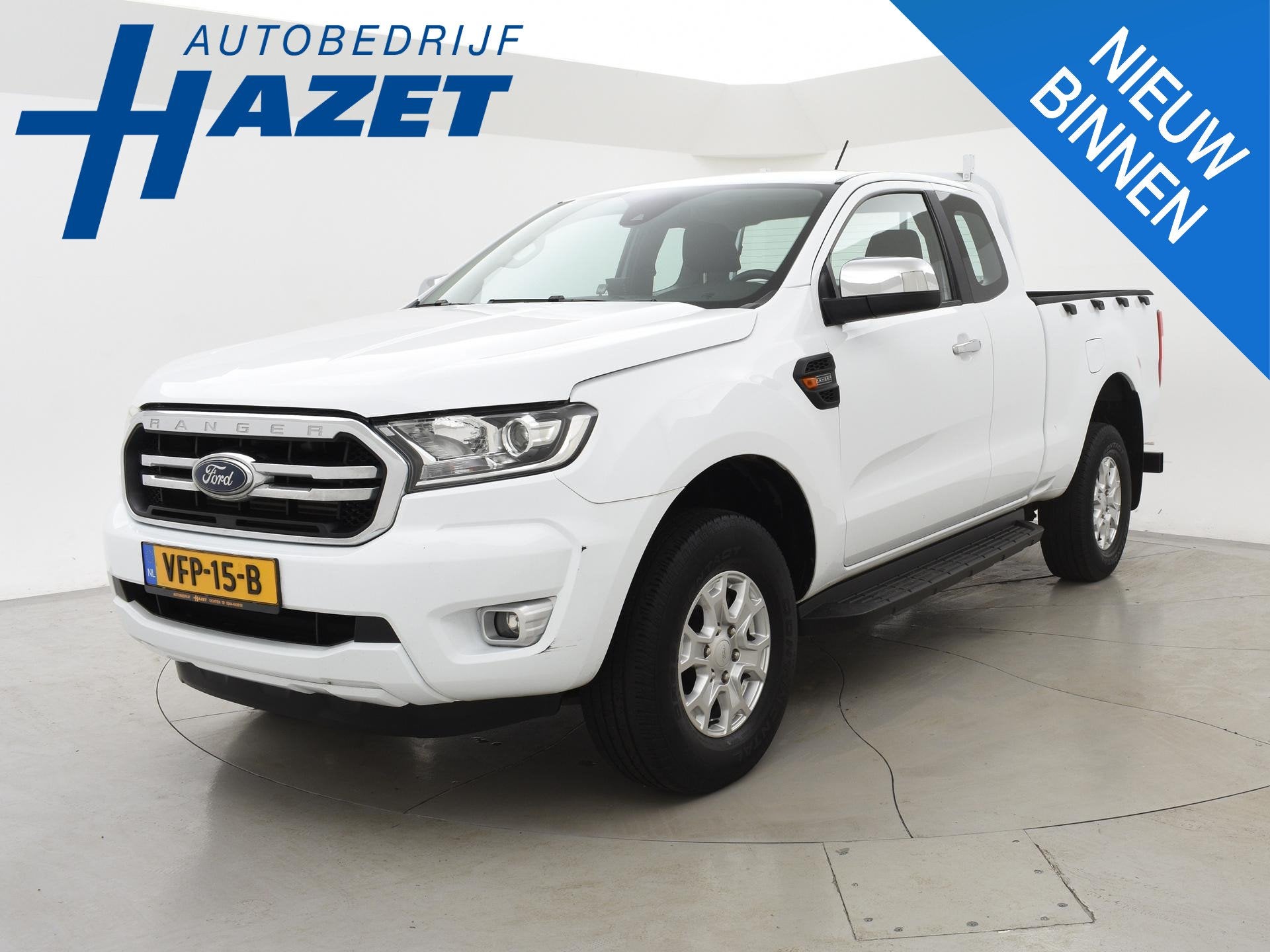 FORD RANGER 2.0 ECOBLUE 170 PK AUT. 4X4 XLT SUPER CAB + 3500, Auto's, Stof, Gebruikt, Euro 6, 4 cilinders