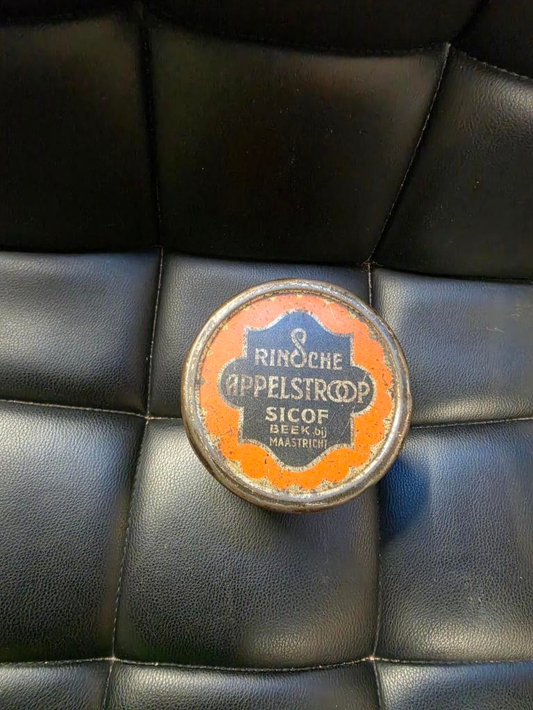 Rinsche Appelstroop Blik - Sicof Beek Maastricht, Verzamelen, Blikken, Ophalen of Verzenden